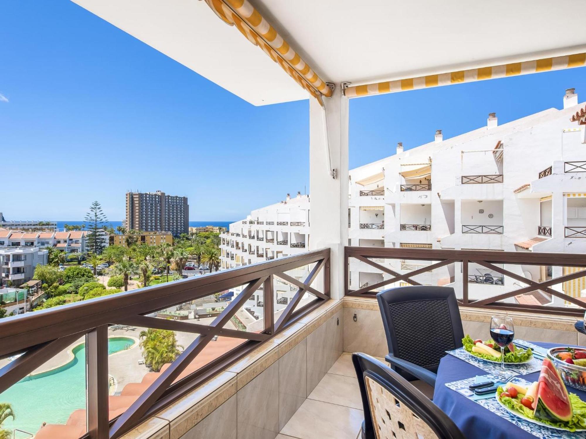 228 Chic Studio 'San Marino' Spectacular Terrace Los Cristianos  Buitenkant foto